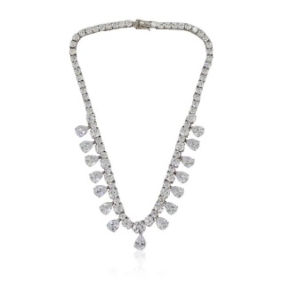 Royal Gorgeous Cubic Zirconia Bridal Jewel… - Picture 4 of 10